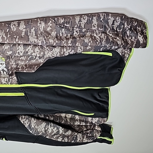 FXR XXL black and brown camo extreme performance zip up hoodie - Picture 3 of 5